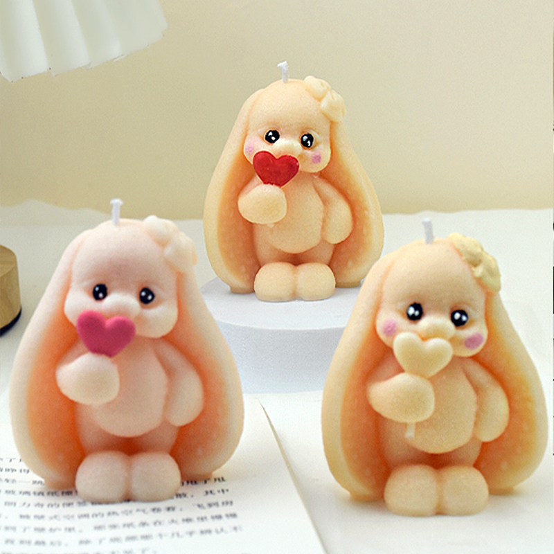 Bunny Cake Mold - Moldes de silicona de conejo de