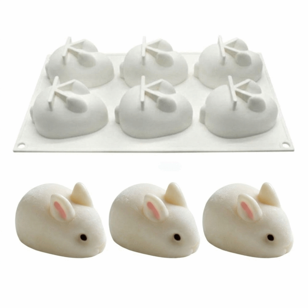 Bunny Cake Mold - Moldes de Silicona 3D para Pastel