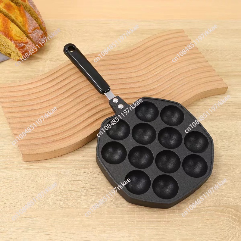 Takoyaki Grill Plate - Sartén para Takoyaki con 12 Moldes,