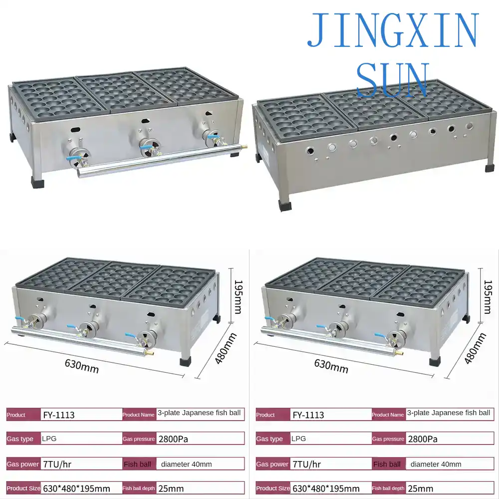 Takoyaki Grill Plate - Horno de Gas para Bolas de