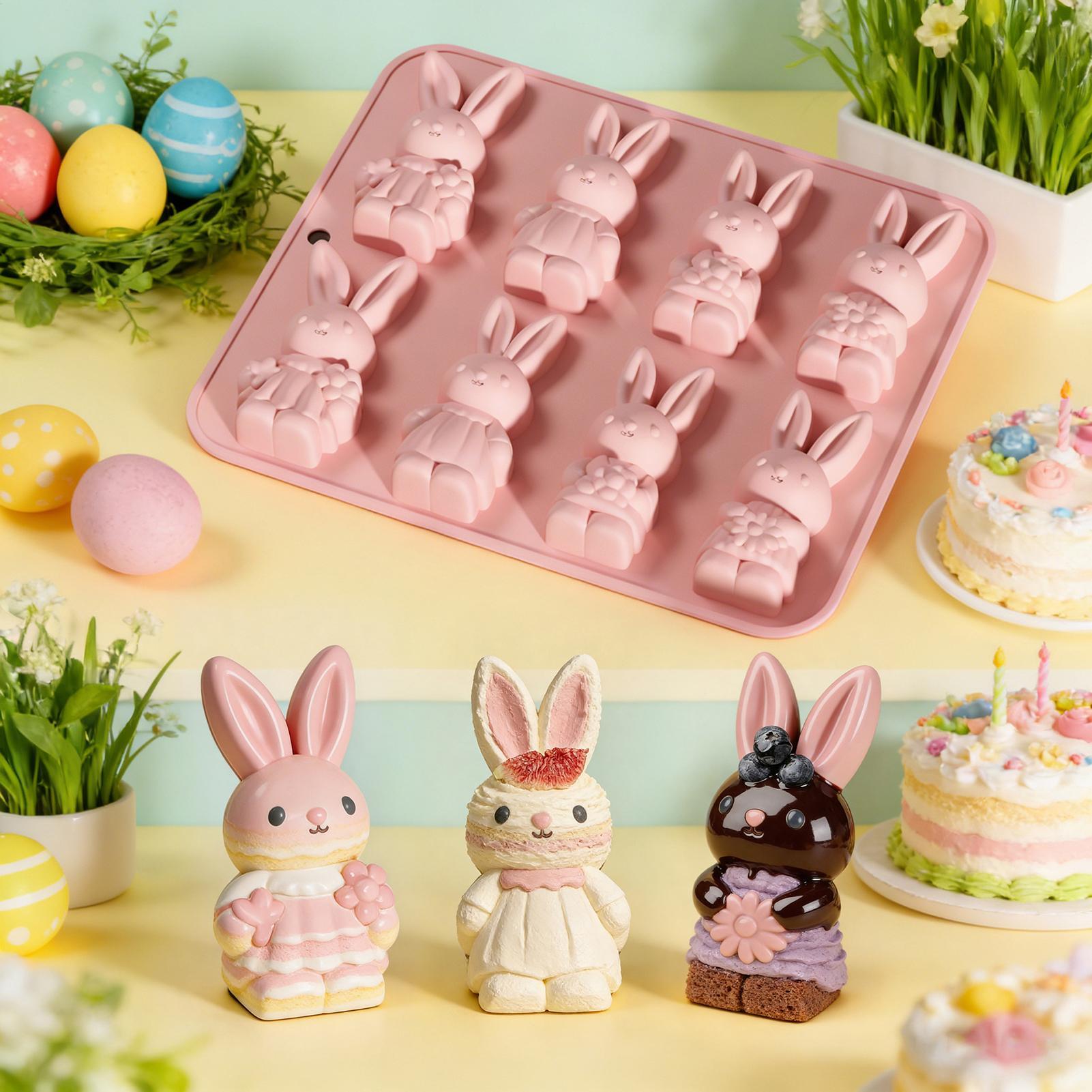 Bunny Cake Mold - Molde de Silicona Creativo de Conejito