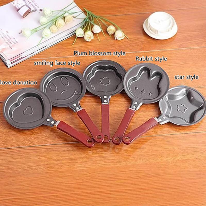 Mini Pancake Griddle - Mini Sartén de Hierro Fundido Negra