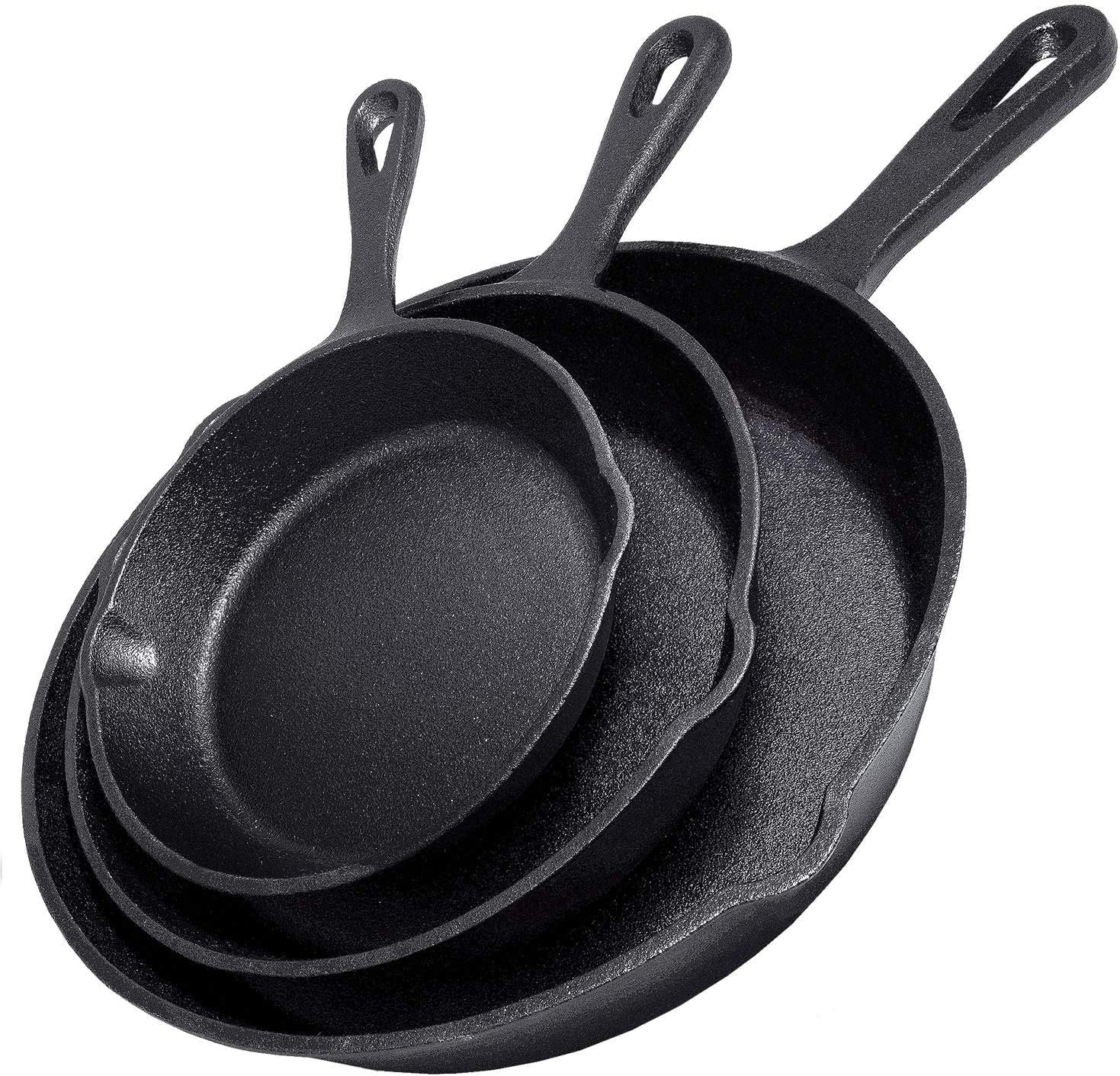 Mini Pancake Griddle - Sartén de Hierro Fundido Antiadherente de