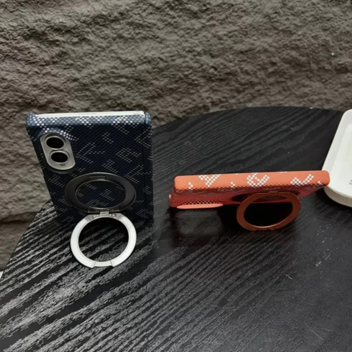 Soporte de cuero de fibra de c - Taco Stand Holder reseña y precio