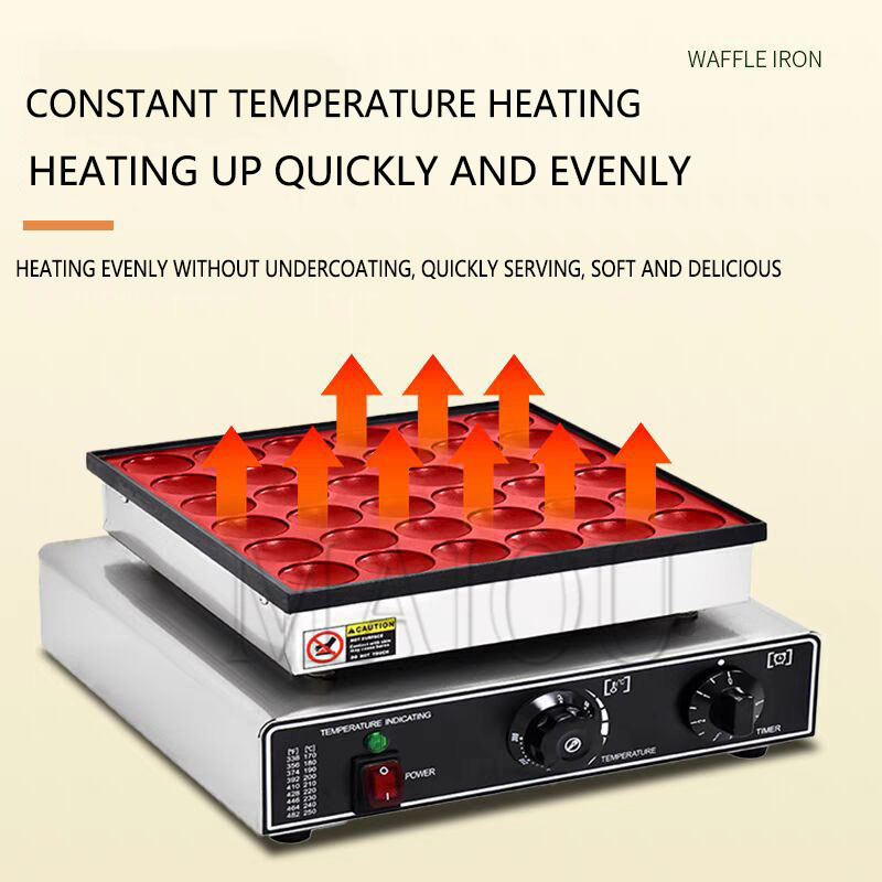 Máquina Eléctrica para Hacer W - Mini Pancake Griddle reseña y precio