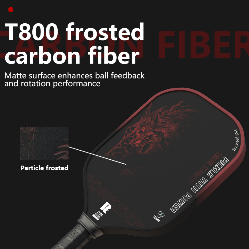 Pala de Pickleball de Fibra de - Crepe Pan Carbon reseña y precio
