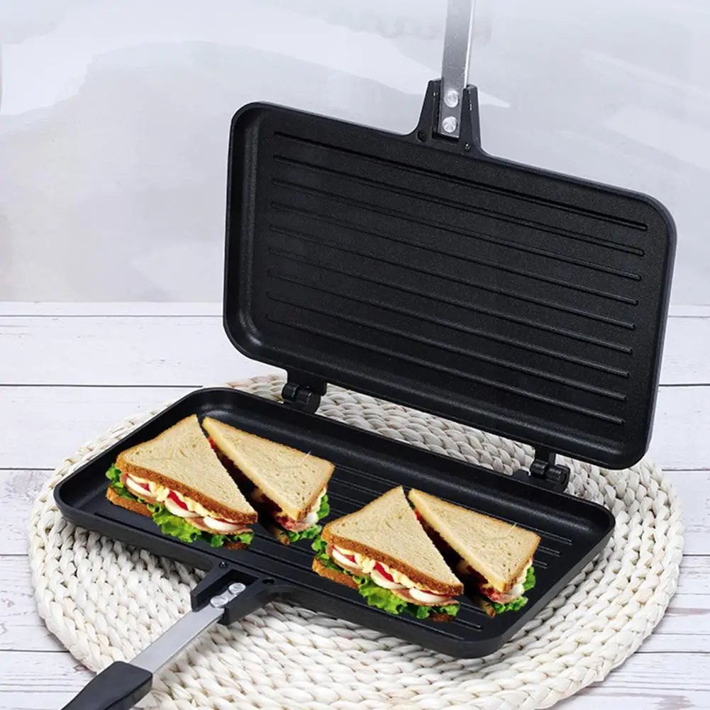 Sartén antiadherente de doble  - Mini Pancake Griddle reseña y precio