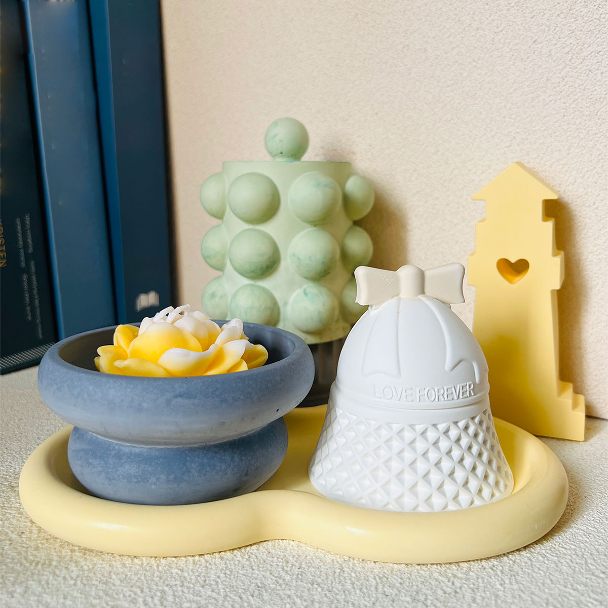 Recipiente de vela de tarro de - Donut Mold Silicone reseña y precio