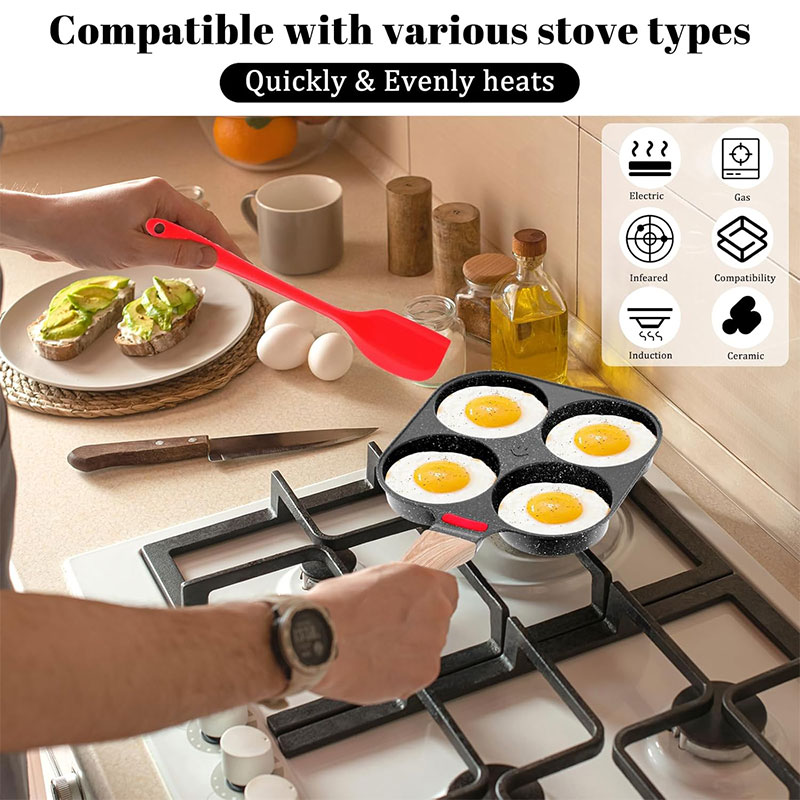 Sartén para huevos profunda co - Mini Pancake Griddle reseña y precio