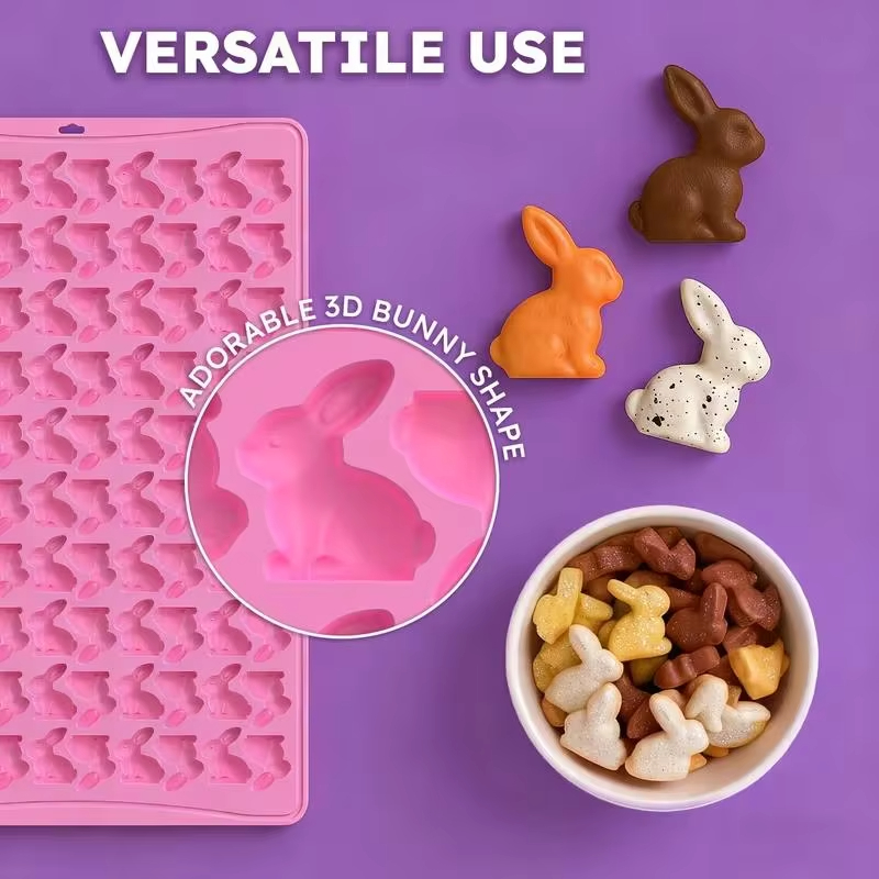 Molde de silicona de 100 cavid - Bunny Cake Mold reseña y precio