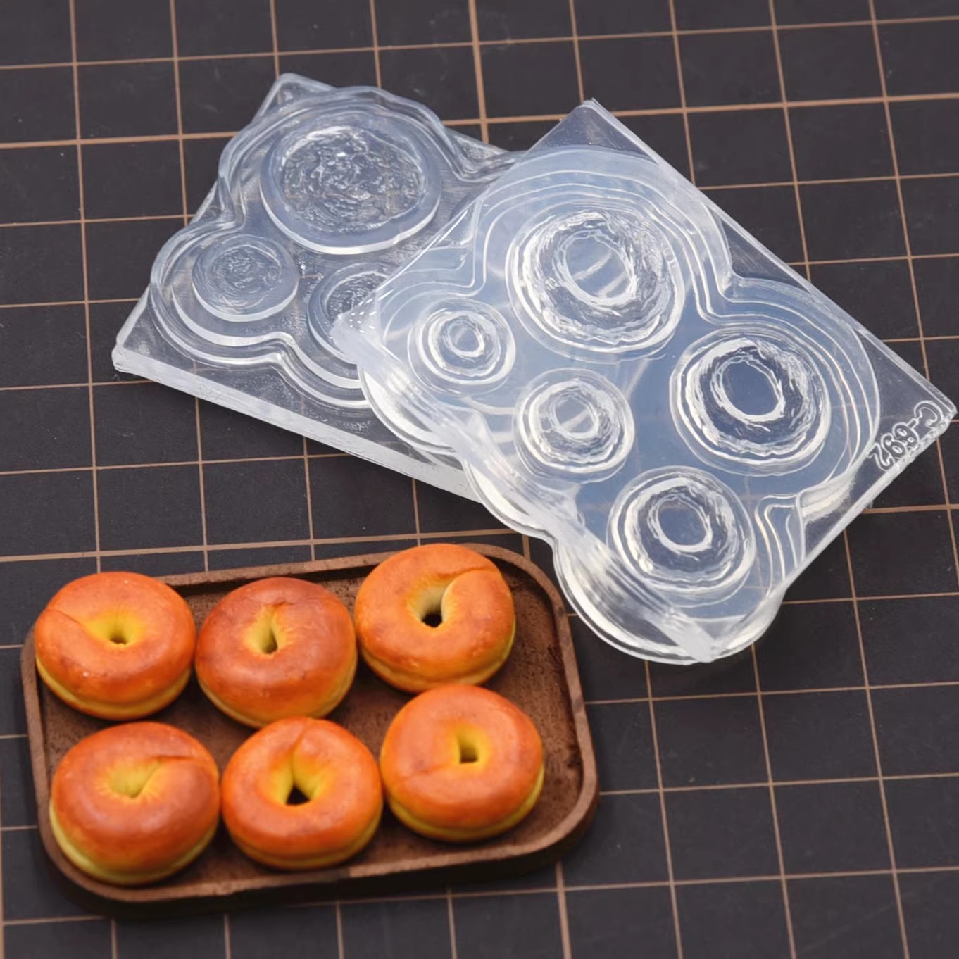 Mini molde de silicona para pa - Donut Mold Silicone reseña y precio